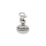 Bag Charm, Freedom Charm, Galatians 5 1 Charm, Freedom In Christ, Recovery Gift, Keychain Charm, Keychain Gift, Divorce Gift