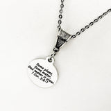 Scripture Gift, Some Plant, Some Water, God Makes It Grow, 1 Cor 3 6 and 7 Necklace, Scripture Quote, Christian Gift