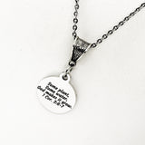 Scripture Gift, Some Plant, Some Water, God Makes It Grow, 1 Cor 3 6 and 7 Necklace, Scripture Quote, Christian Gift