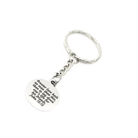 Faith Keychain, Greater Love Hath No Man Keychain, Lay Down His Life For His Friends, Police Officer Gift, Military Gift, John 15 13 Charm