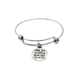 Motivating Gift, Find Joy In Every New Day Bracelet, Psalm 118 24 Charm Bracelet, Stacking Bangle, Charm Bangle, Motivating Quote For Her