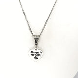 Pet Memorial Gift, Always In My Heart Necklace, Pet Loss Gift, Dog Memorial, Cat Memorial, Cat Loss, Dog Loss, Pet Death Gift