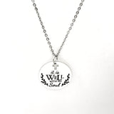 Faith Gift, It Is Well With My Soul Necklace, Faith Necklace, Scripture Gift, Christian Gift, Christian Grace, God’s Grace