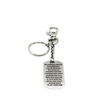 Baseball Keychain Gift, Play For Him Keychain, Son Gift, Baseball Player, Baseball Team Gift For Him, Encouraging Quote, Sports Gift