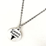 Gastric Bypass Necklace, Gastric Bypass Medical Necklace, Weight Loss Surgery, Weight Loss Jewelry, Medical ID Jewelry, Medical Caduceus