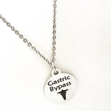Gastric Bypass Necklace, Gastric Bypass Medical Necklace, Weight Loss Surgery, Weight Loss Jewelry, Medical ID Jewelry, Medical Caduceus
