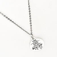 Stay Wild Gypsy Child Necklace, Stainless Necklace, Pendant Necklace, Motivational Gift, Encouragement Gift, Gift For Her, Daughter Gift