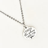 I Know The Plans I Have For You Necklace, Jeremiah 29 11 Necklace, Faith Gift, Daughter Gift, New Journey Gift, Gift For Her, Scripture Gift