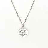 I Know The Plans I Have For You Necklace, Jeremiah 29 11 Necklace, Faith Gift, Daughter Gift, New Journey Gift, Gift For Her, Scripture Gift