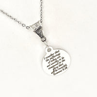 Scripture Jewelry, Sufferings of Today Necklace, Glory That Will Be Revealed, Romans 8 18 Quote, Scripture Quote, Scripture Gift