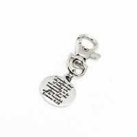 Bag Charm, Sufferings Of Today, Glory Will Be Revealed, Romans 8 18 Keychain Charm, Better Days Coming Purse Charm, Faith Charm, Faith Gift