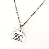 Scripture Gift, Whoever Sows Generously Will Also Reap Generously Necklace, 2 Corinthians 9 6, Scripture Jewelry, Scripture Quote