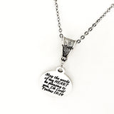 Scripture Gift, May The Words Of My Heart Be Pleasing Necklace, Psalms 19 14, Scripture Quote, Christian Gift, Scripture Jewelry
