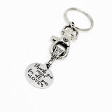 Mom Gift, Thank You Mom For All Your Love Keychain, Mom Keychain, Keychain Gift, Gift For Mom, Mothers Day Gift, Gift For Her, Wife Gift