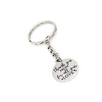 Mom Gift, Thank You Mom For All Your Love Keychain, Mothers Day Gift, Mom Keyring, Mom Love Gift, Thank You Mom, Gift For Mom, Mother Gift