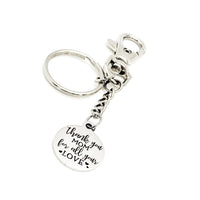 Mom Gift, Thank You Mom For All Your Love Keychain, Mom Keychain, Gift For Mama, Gift For Mom, New Mom Gift, Gift For Her, Mothers Day Gift