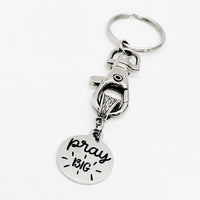 Faith Gift, Pray Big Keychain, Keychain Gift, Faith Keychain, Christian Keychain, Christian Gift, Sunday School Gift, Prayer Circle Gift