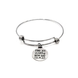 Motivating Gift, Find Joy In Every New Day Bracelet, Psalm 118 24 Charm Bracelet, Stacking Bangle, Charm Bangle, Motivating Quote For Her