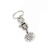 Faith Gift, Let Your Faith In God Be Bigger Than Your Fear Keychain, Keychain Gift, Big Faith Keychain, Christian Keychain, Christian Gift