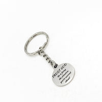 Faith Gift, Trust God, He Is Fixing The Situation You Are Worried About, Faith Keychain, Faith Charm, Faith Keychain, Christian Gifts