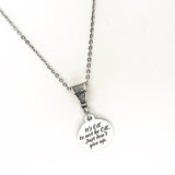 Motivation Gift, It’s OK to Not Be OK Necklace, Don’t Give Up Necklace, Motivation Quote, Gift For Her, Motivating Gift, Encouraging Gift
