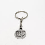 Faith Gift, Whatever You Do Or Say Keychain, Colossians 3 15, Faith Keychain, Christian Gifts, Baptism Gift