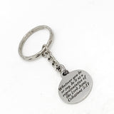 Faith Gift, Whatever You Do Or Say Keychain, Colossians 3 15, Faith Keychain, Christian Gifts, Baptism Gift