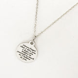 Believe In Yourself Necklace, Never Forget That I Love You Necklace, I Believe In You Necklace, Encouraging Daughter Jewelry, Wife Jewelry