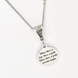 Faith Gift, Where There Is Hope, There Is Faith, Where There Is Faith, Miracles Happen Necklace, Christian Gift, Faith Necklace, Faith Quote