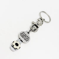 Soccer Bible Verse Keychain, Psalms 29 12 Bible Verse Gift, Soccer Mom Gift, Gift For Her, Soccer Player Gift, Daughter Gift, Granddaughter