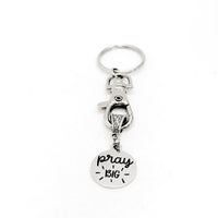 Faith Gift, Pray Big Keychain, Keychain Gift, Faith Keychain, Christian Keychain, Christian Gift, Sunday School Gift, Prayer Circle Gift