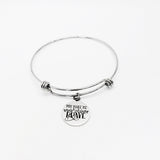 Love Gift, You Make Me Brave Bracelet, Gift For Her, Daughter Gift, Wife Gift, Granddaughter Gift, Mom Gift, Stacking Bangle, Jewelry Gift