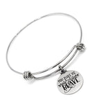 Love Gift, You Make Me Brave Bracelet, Gift For Her, Daughter Gift, Wife Gift, Granddaughter Gift, Mom Gift, Stacking Bangle, Jewelry Gift