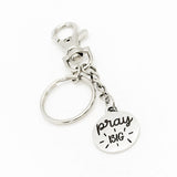 Prayer Gift, Pray Big Keychain, Prayer Keychain, Prayer Circle Gift, Sunday School Gift, Church Gifts, Faith Gifts, Christian Gift