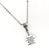 Motivation Gift, Write Down The Vision Necklace, Habakkuk 2 2, Encouraging Quote, Scripture Quote, Scripture Motivation, Scripture Gift