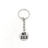 Fathers Day Gift, #1 Dad Keychain, No. 1 Dad Keychain, Number 1 Dad Keychain, Dad Gift, Daddy Gift, Gift For Dad, Gift from Kids