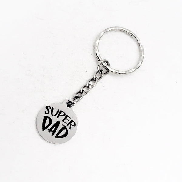 Fathers Day Gift, Super Dad Keychain, Daddy Keychain, Dad Keychain, Protective Dad Keychain, Dad Gift, Daddy Gift, Gift For Dad from Kids