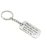 Stepmom Gift, Thank You For Being The Mom You Didn’t Have To Be, Stepmom Keychain, Gift For Stepmom, Bonus Mom Keychain