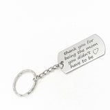 Stepmom Gift, Thank You For Being The Mom You Didn’t Have To Be, Stepmom Keychain, Gift For Stepmom, Bonus Mom Keychain