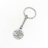 Faith Gift, Faith Is Knowing Who Holds The Future Keychain, God Holds Our Future, Faith Quote, Christian Gifts, Christian Keychain