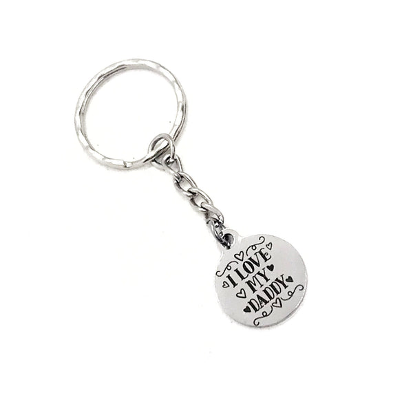 Fathers Day Gift, I Love My Daddy Keychain, Dad Keychain, Dad Gift, Dad Birthday, New Dad Gift, Daddy Gift, Gift For Dad from Kids