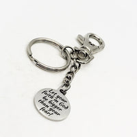 Prayer Gift, Let Your Faith In God Be Bigger Than Your Fear Keychain, Church Gifts, Big Faith Gifts, Bigger Faith, Christian Gift
