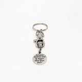 Faith Gift, Let Your Faith In God Be Bigger Than Your Fear Keychain, Keychain Gift, Big Faith Keychain, Christian Keychain, Christian Gift