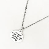 Encouragement Gifts, It’s OK to Not Be OK Necklace, Don’t Give Up, Motivation Gift, Motivation Quote, Encouraging Quote, Gift For Her