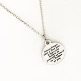 Believe In Yourself Necklace, Never Forget That I Love You Necklace, I Believe In You Necklace, Encouraging Daughter Jewelry, Wife Jewelry