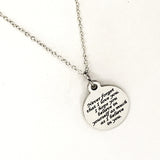 Believe In Yourself Necklace, Never Forget That I Love You Necklace, I Believe In You Necklace, Encouraging Daughter Jewelry, Wife Jewelry