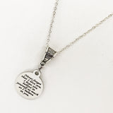 Believe In Yourself Necklace, Never Forget That I Love You Necklace, I Believe In You Necklace, Encouraging Daughter Jewelry, Wife Jewelry
