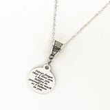 Believe In Yourself Necklace, Never Forget That I Love You Necklace, I Believe In You Necklace, Encouraging Daughter Jewelry, Wife Jewelry