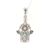 Hamsa Necklace, Good Luck Necklace, Hand Of Fatima Pendant, Protection Pendant Necklace, Hamsa Jewelry Gift For Her, Hamsa Pendant