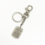 Son Gift From Mom, Son Courage, Son Keychain, Have Courage, Live Your Dreams, Gift For Son, Gift For Him, Courage Is Not The Absence Of Fear